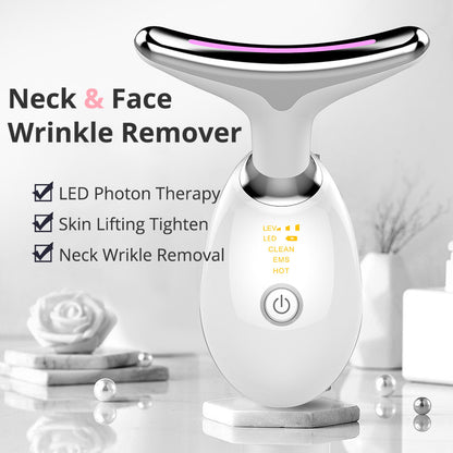 7-in-1 Face Sculpting Device with LED - Wrinkle Remover and Tighten Massager